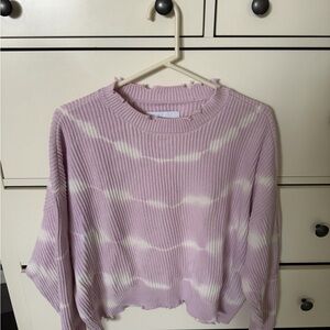 Pistola Lavender/Light purple Ribbed Knit Sweater